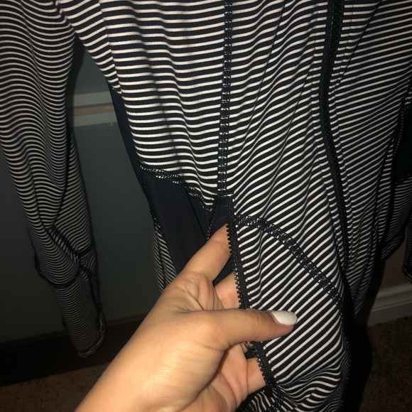 Zella striped zip up jacket - Picture 2 of 4